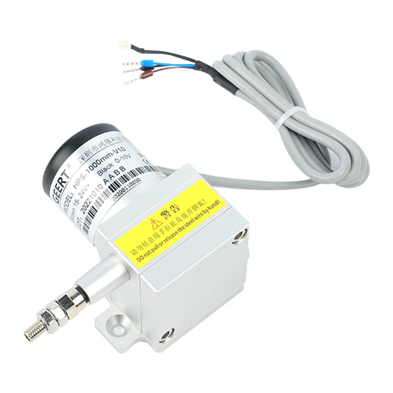 Imagem -06 - Geert-hps Pull Corda Fio Deslocamento Sensor Cabo de Alta Precisão Desenhe Fio Potenciômetro Linear Posição Sensor