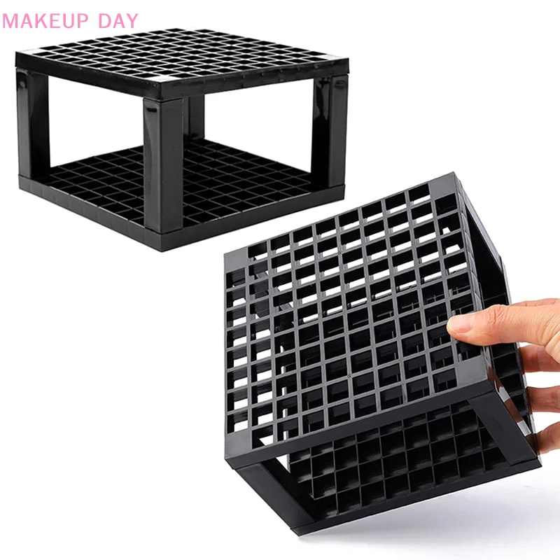 Soporte para brochas de maquillaje, organizador de maquillaje desmontable, 96 agujeros, para escritorio, suministros de pintura, 1 unidad