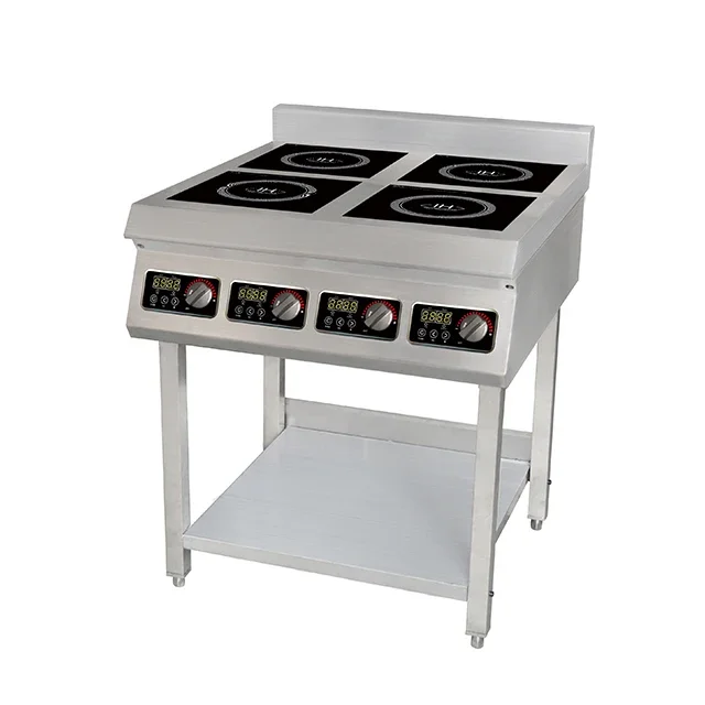 Professional Supplier Freestanding 4 Burner Electric Induction Stove, Four Plate Large Standing Cooker