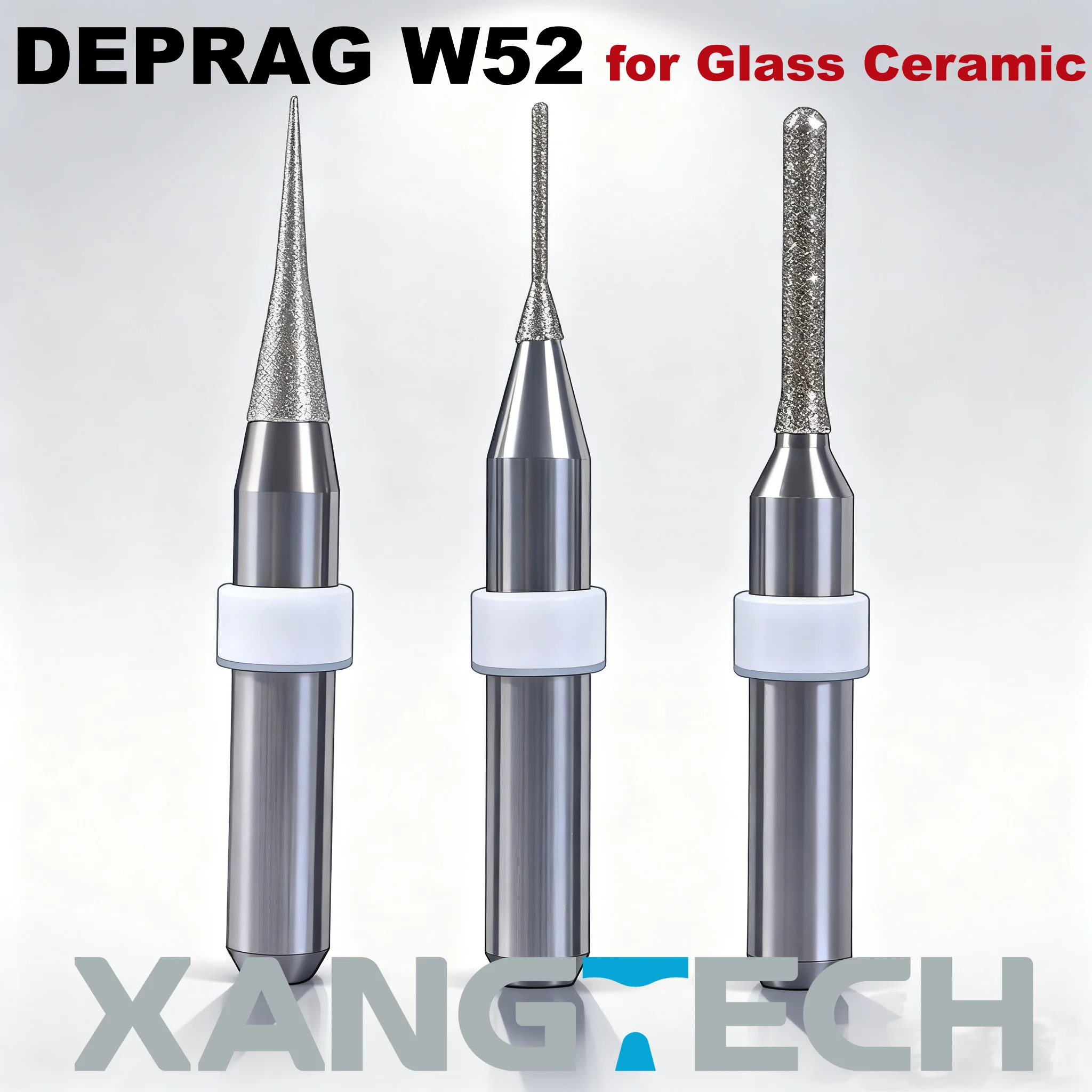 

XANGTECH DEPRAG W52 Milling Bur Glass Ceramic Lithium Disilicate For Dental Lab Milling Cutters Dental Lab CAD CAM Dental Tool
