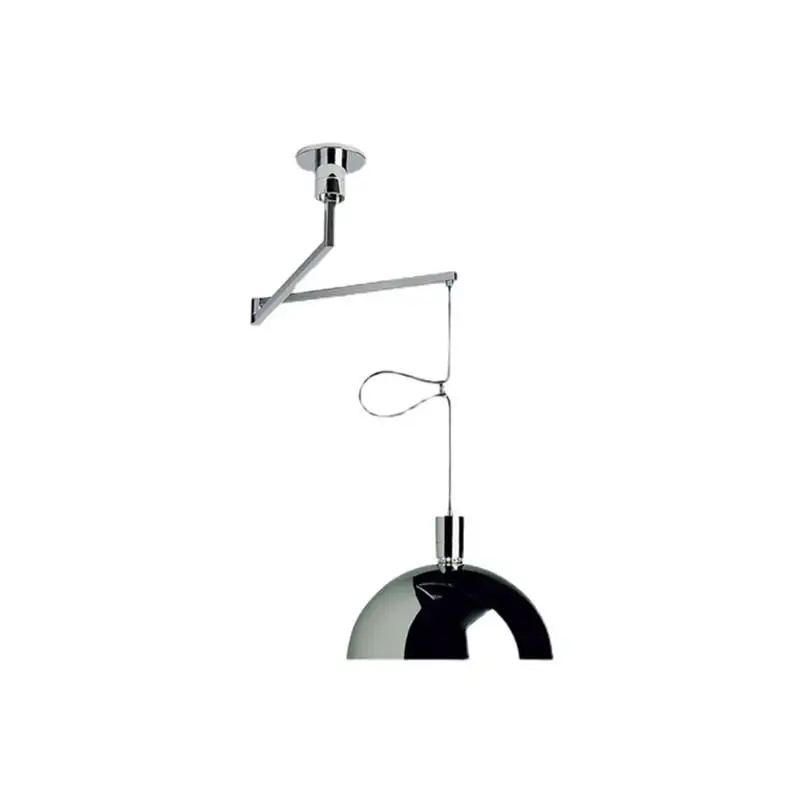 Lámpara basculante sencilla de estilo nórdico para restaurante, lámpara colgante giratoria para Barra de estudio, posición móvil Bauhaus, candelabro