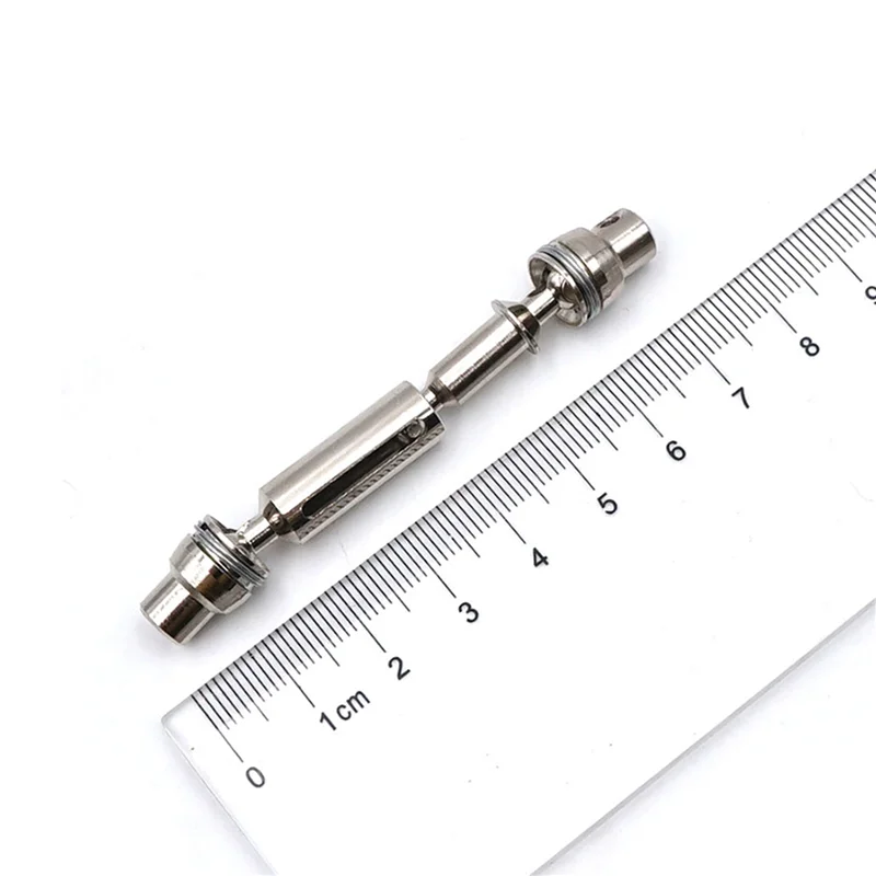 AS96-6X Metal Front Rear Drive Shaft For 1/16 WPL B16 B36 Henglong 6WD Truck RC Car Spare Parts
