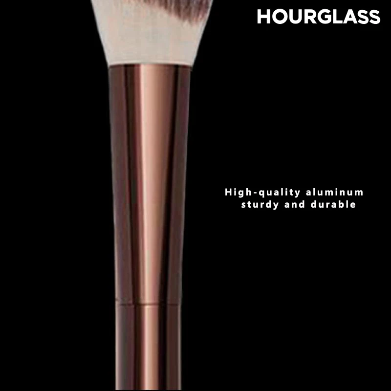 HORGLASS No. 15 pincel de blush líquido, pincel de contorno angular, pincel de pó solto, ferramentas de beleza profissionais