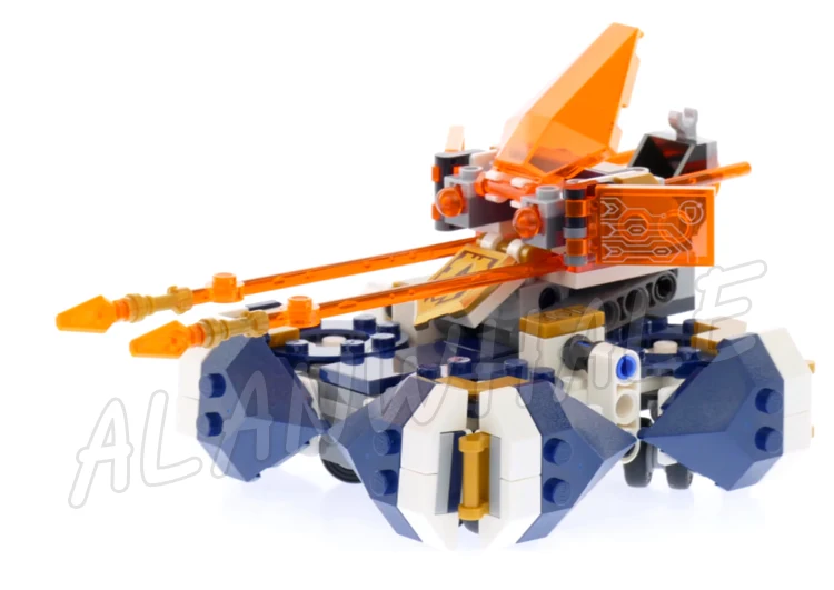 226 قطعة Nexoes Knights Lance's Hover Jouster عجلات دوارة وضع الرصيف 10814 ألعاب مكعبات البناء المتوافقة مع الموديل