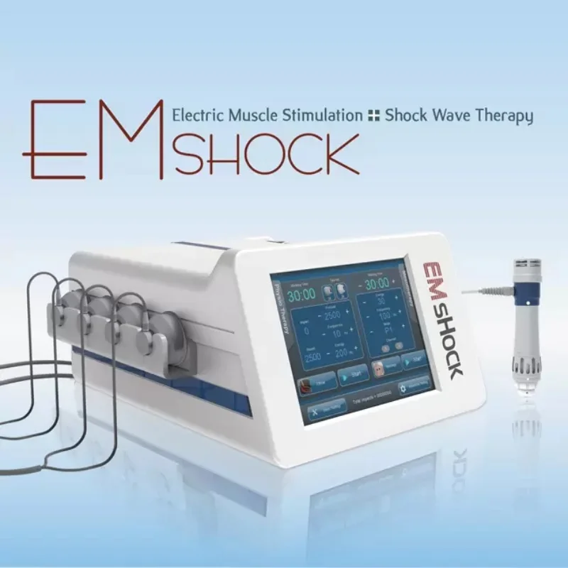 

Топ помощь 2 в 1 электрическая стимуляция мышц Emshock Shockwave терапевтическое оборудование для облегчения боли