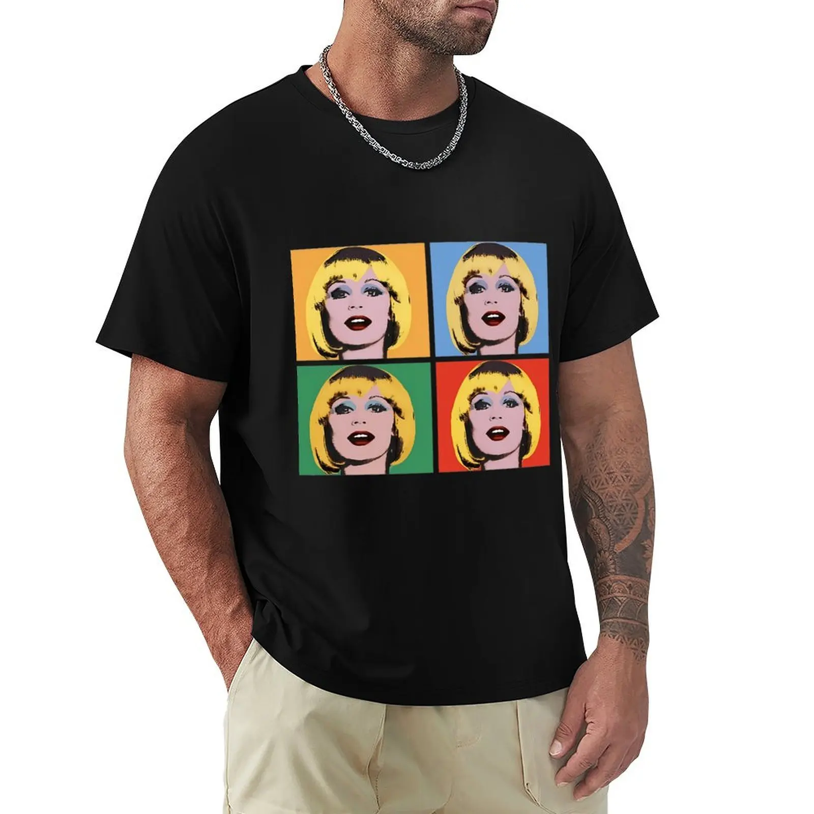 

NEW MERCH RAFFAELLA CARRA T-Shirt blacks for a boy t shirts for men cotton