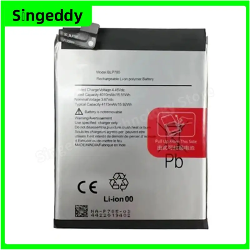 BLP785 Battery, Mobile Phone Build-in Batteries For OnePlus Nord 5G, AC2001, AC2003, Cell Phone Replacement Repair Parts