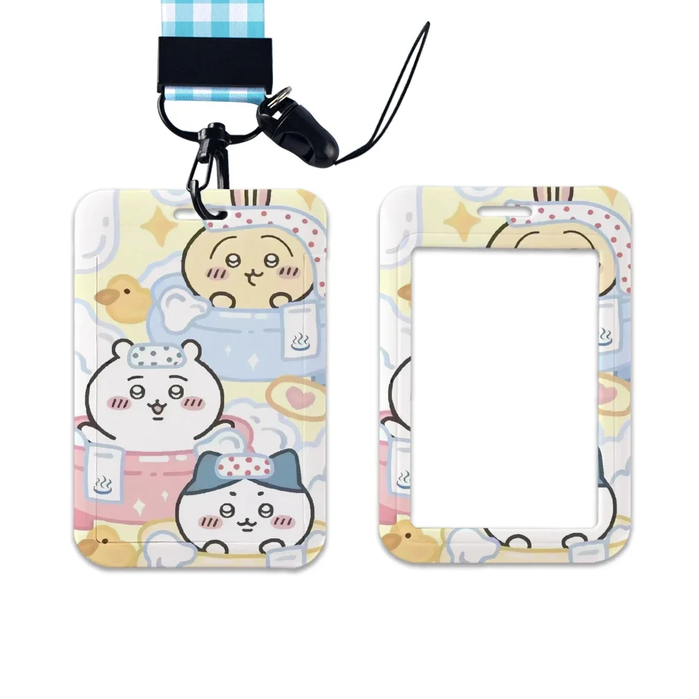

Hot Sale Neck Strap Cartoon Movie Polyester Stationery ID Card Holder Cute Character Lanyard Keychain ID Gift Badge Holder