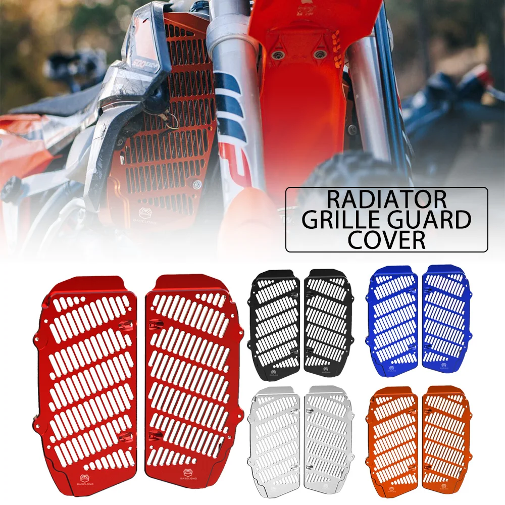 Motocross CNC Radiator Grille Guard Cover New FOR 300XC-F 2016-2017 350 XC-F FACTORY 2022-2023 250EXC 2017-2019 300EXC 2017-2021