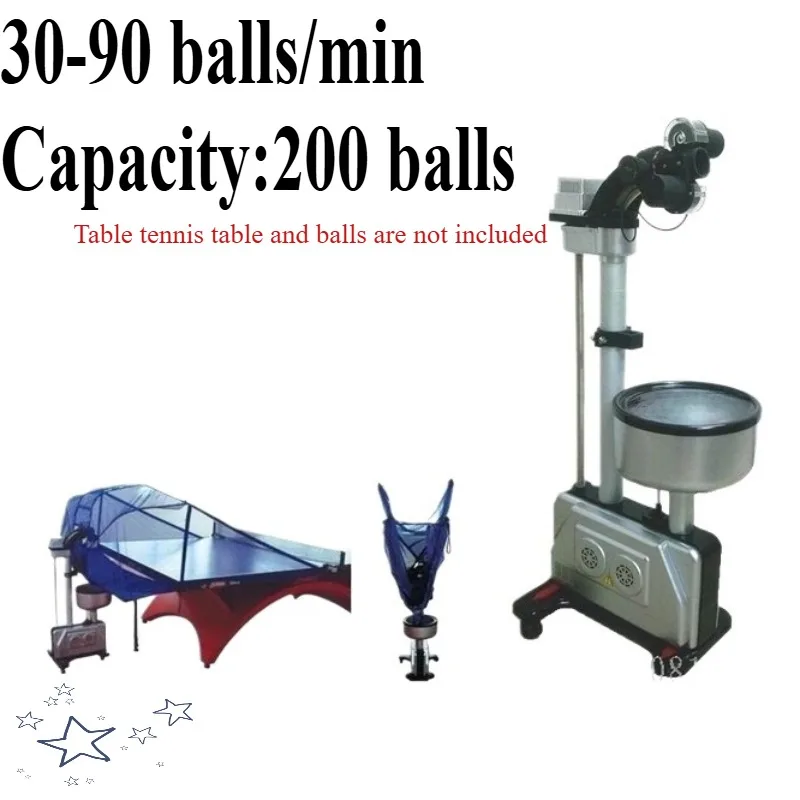 

Automatic Intelligent Table Tennis Serve Machine Free Ball Pick-up Device Collection Grid Pingpong Racquet Sports