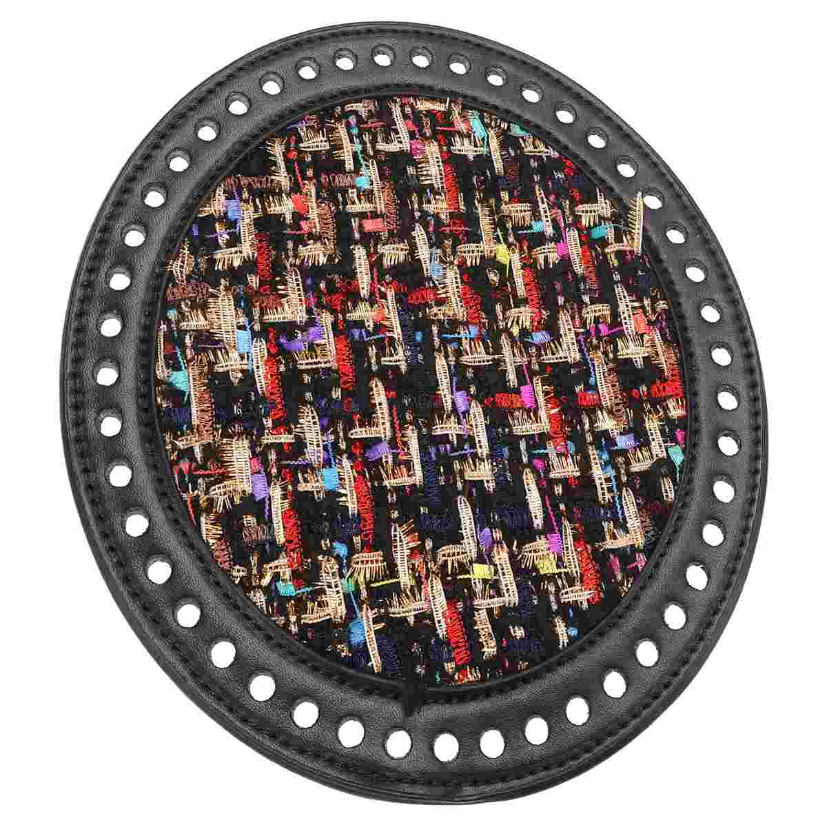 Base inferiore per borsa rotonda da 3 pezzi per la realizzazione di borse Forniture per borse in materiale fai da te Base per all'uncinetto Accessori per borse Forma protettiva