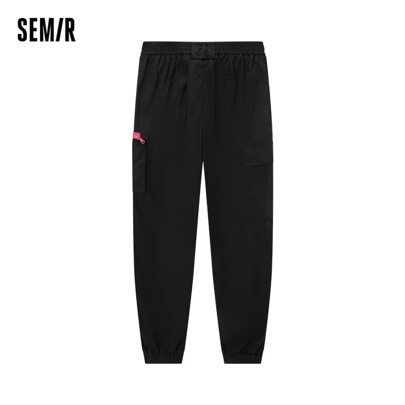 Semir Casual Pants Women Jogger Pants With Utility Style 2024 Summer New High-Quality Textured Tapered Pants Fashionable