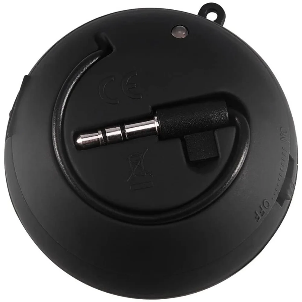 The New Mini Portable Travel Loud Speaker with 3.5mm Audio Cable Low Voltage Built-in Battery Retractable Speaker for IPod