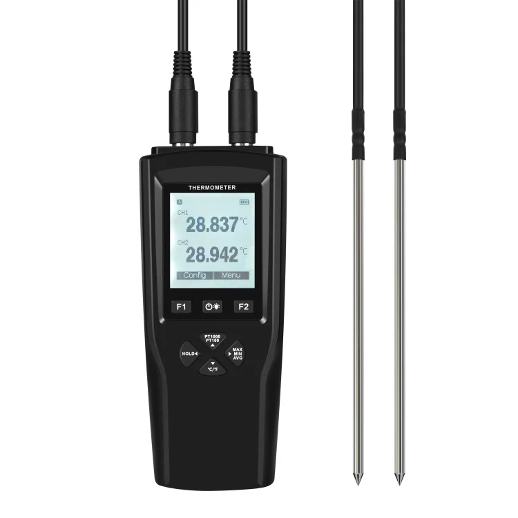 2025 Premium Products，Yowexa YET-720 PT100 PT1000 Platinum Resistance Probe Temperature Dual Channel Thermometer