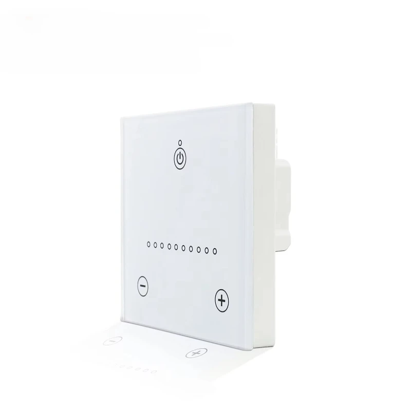 0-10V led dimmer for led light 230v three button wall switch touchpad