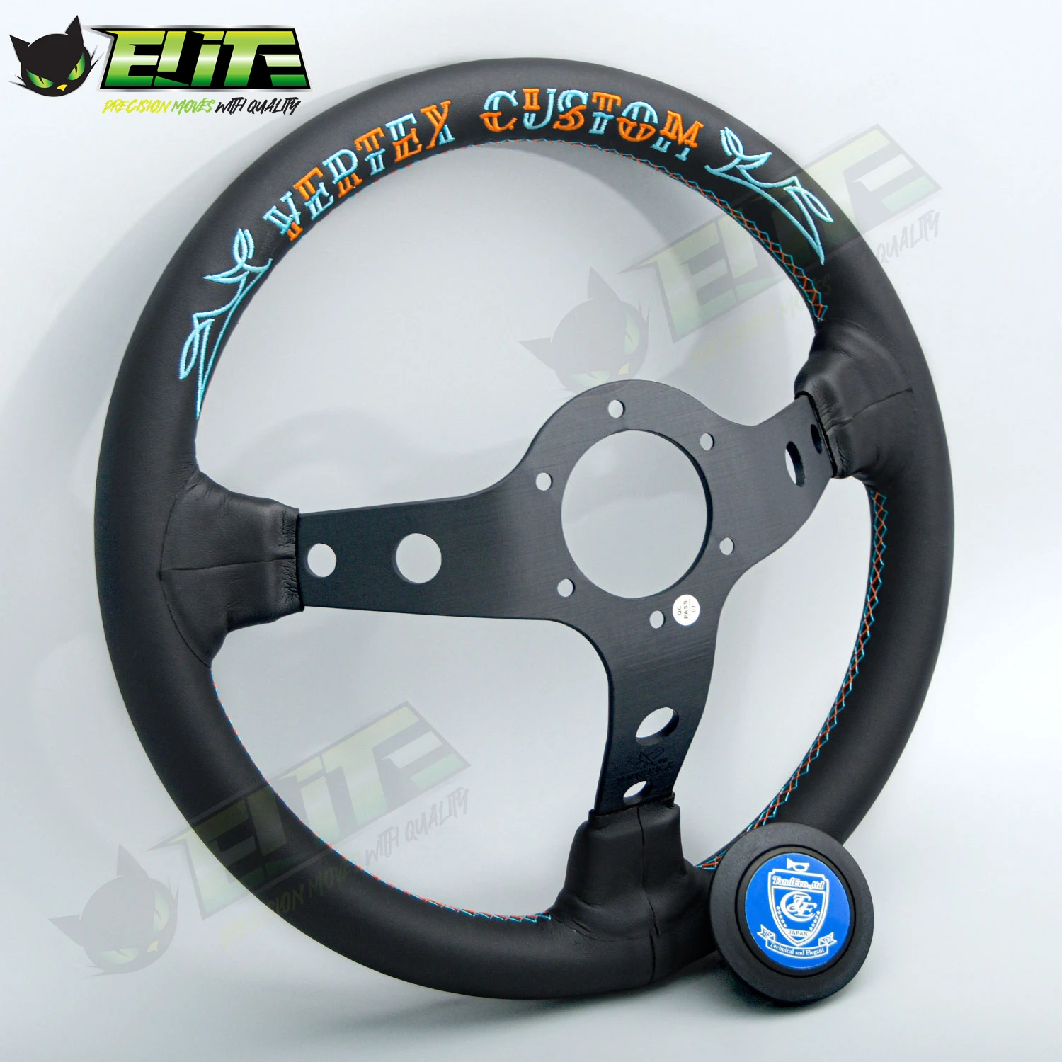 VERTEX Hells Racing Steering Wheel Auto Tuning Sports Steering Wheel 13inch