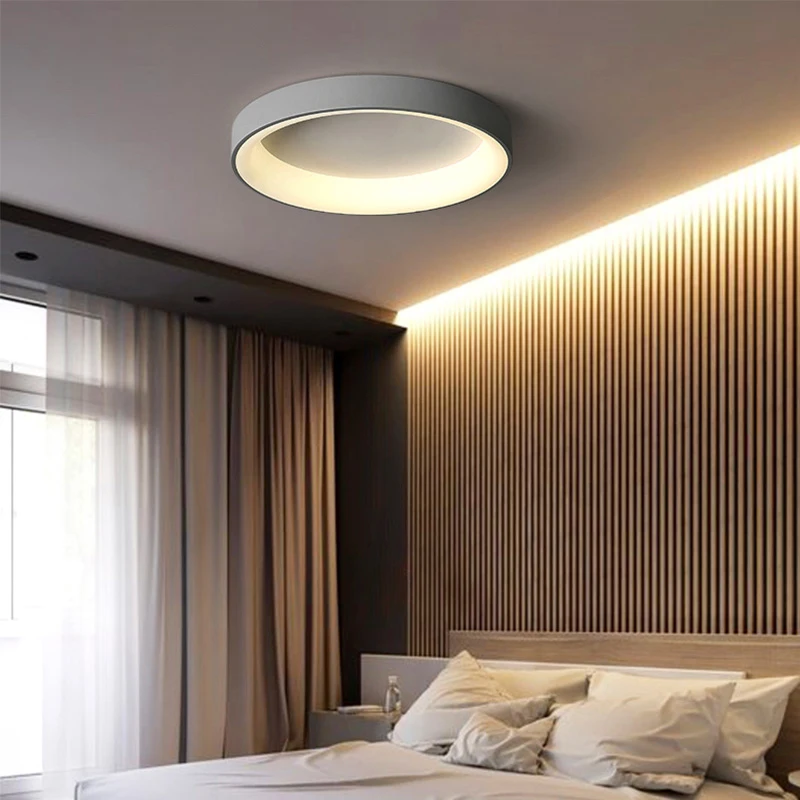 

modern lighting bedroom lamp Simplicity round ceiling lights Nordic study lustre children's room living room led light fixtures