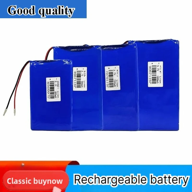 3.7V Lithium Battery 9065115 Large Capacity 10000mAh Built-in Protection Plate 4.2V Rechargeable Polymer Li-ion Cell