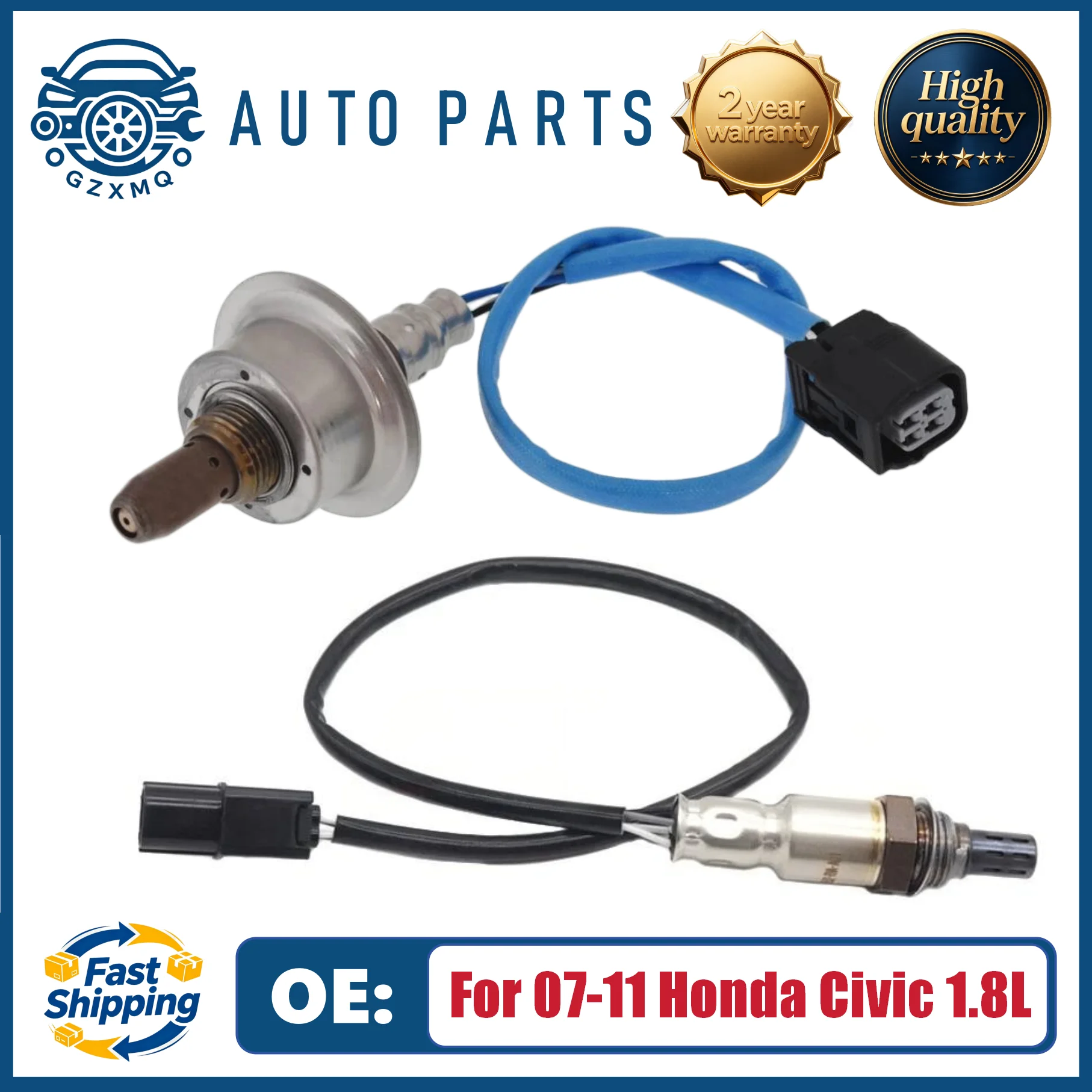 

New Up+Downstream Oxygen Sensor 234-9124 234-4350 36531-RNA-A01 36532-RNA-A01 For 2007-2011 Honda Civic 1.8L