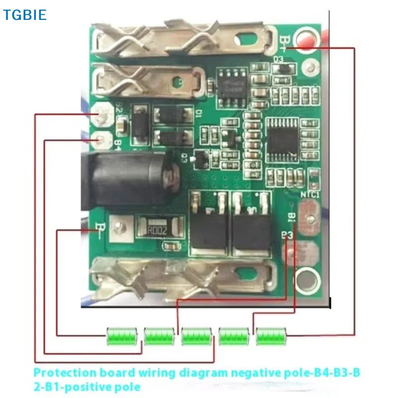 

[TL]【TL】5S 18V Li-Battery Pack Protection Circuit Board BMS Module 21V Electric Tool Protection Board