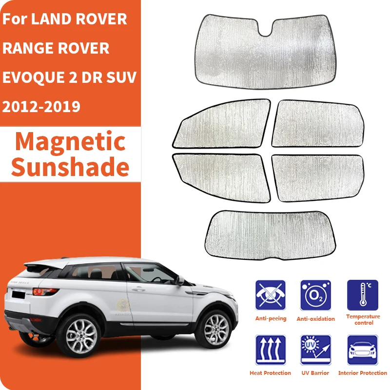 Car Window Sunshade Anti Car Sun Window Visors Sunshade Covers Accessories For LAND ROVER RANGE ROVER EVOQUE 2 DR SUV 2012-2019