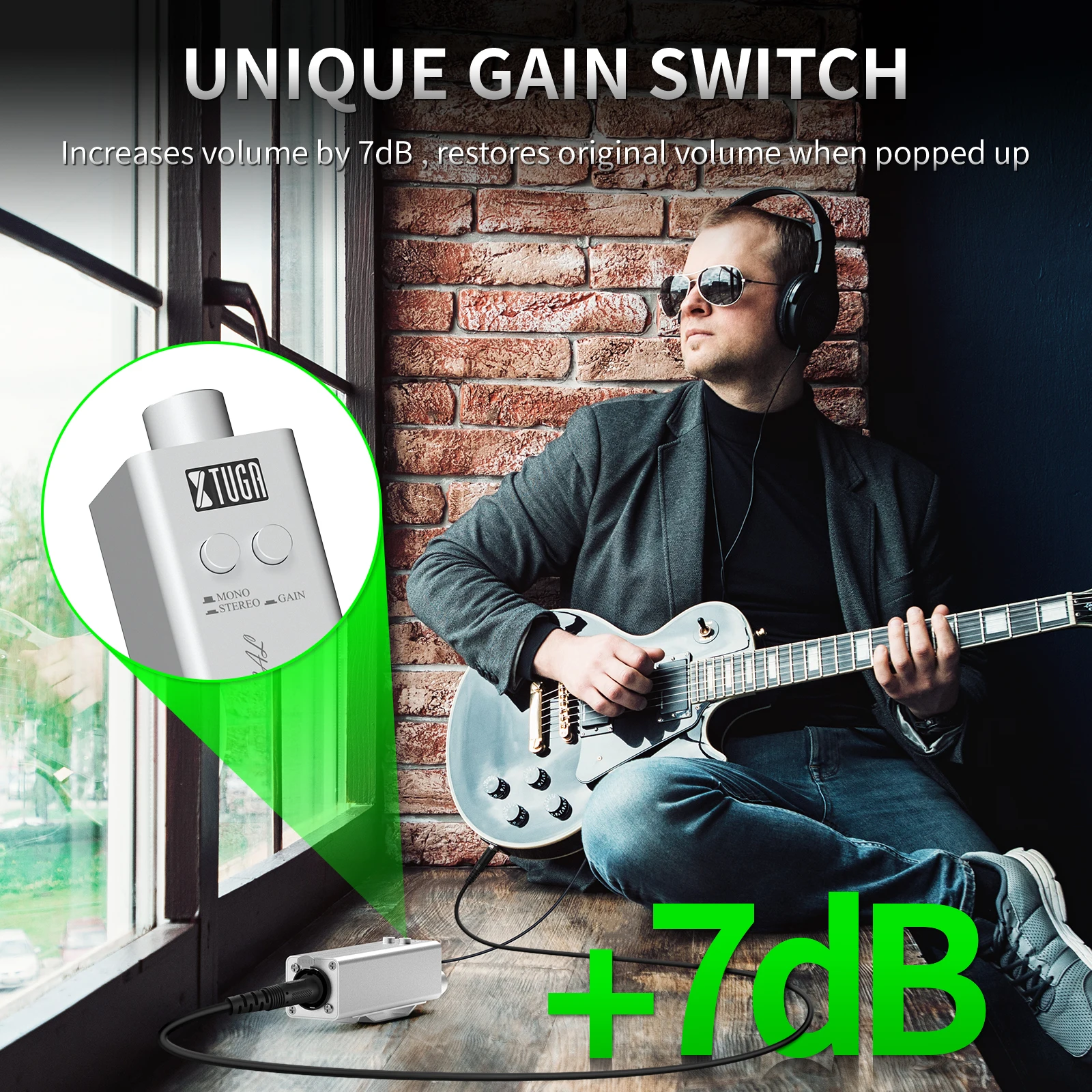 Dez itens tlf xtuga LSY-20 bateria ativa ultra-compacto amplificador intra-auricular pessoal amplificador de fone de ouvido xlr/trs para palco chur