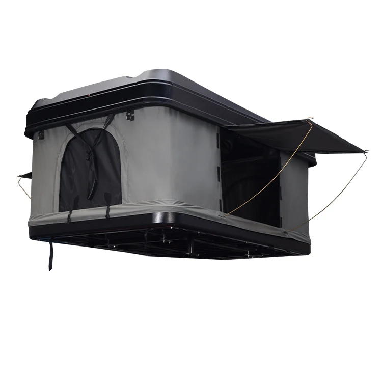 Pioneer Outdoors  Hard Shell Aluminum Extendable Four-Season Automatic Roof Top Tent One Bedroom 2000-3000mm Waterproofing