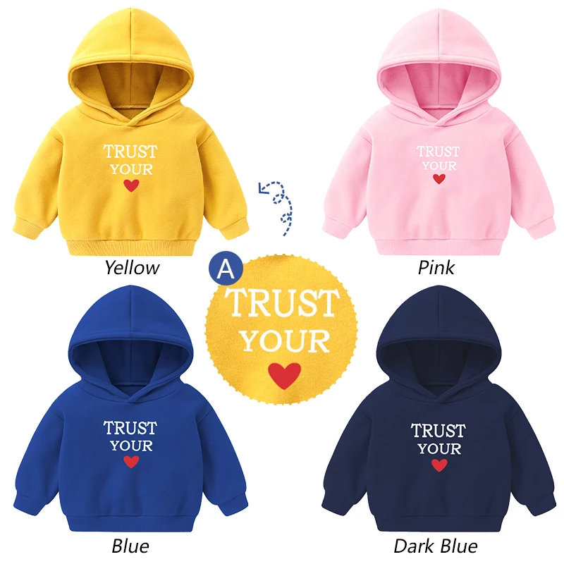 Boys Hoodies Bluey Cartoon Print Child Vintage Pullover Sweatshirt Spring Autumn Winter Long Sleeve Sweatshirt Cute Girls Hoodie