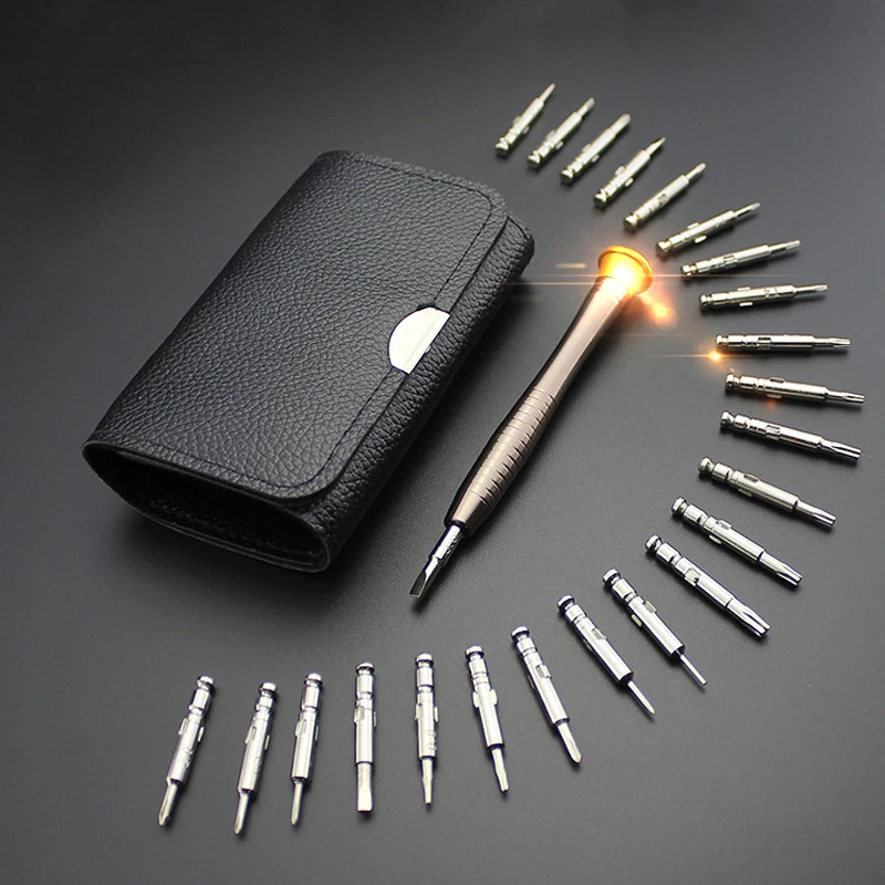 

25pcs Pocket Mini Precision Screwdriver Bit Set Laptop IPhone Mobile Phone Multi Repair Dismantle Tool Torx Screw Driver