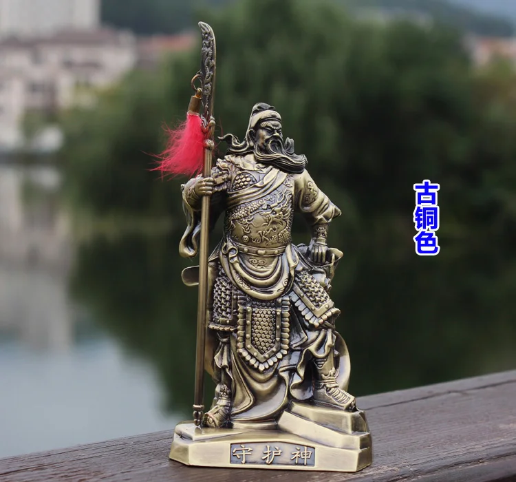 

TOP COOL - OFFICE SHOP CAR Money Drawing Martial God of wealth Guan gong di FENG SHUI statue-Safe Talisman