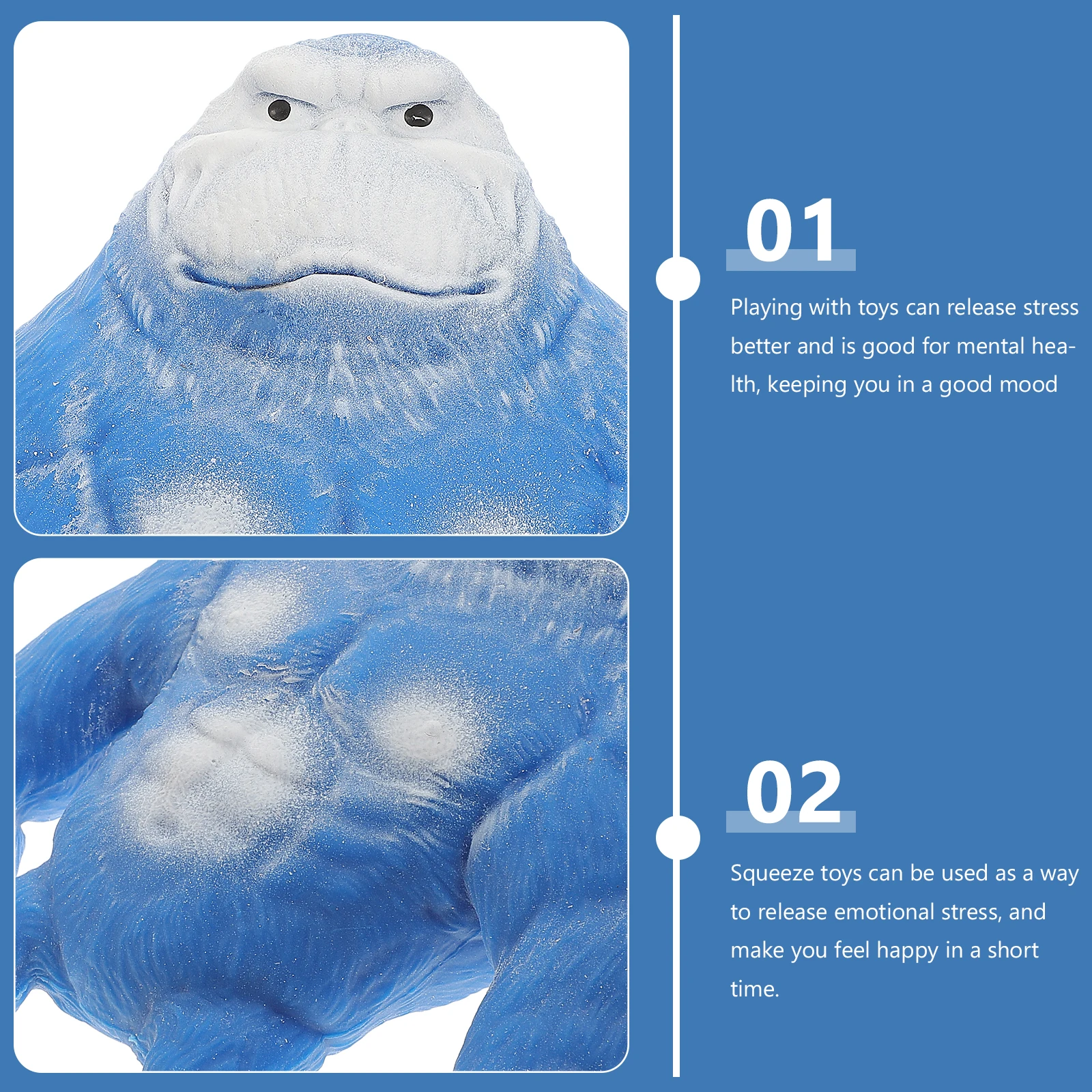 

Очаровательная рельефная эластичная Непоседа для детей и взрослых, декомпрессия, сенсорная растягивающаяся фигурка обезьяны, вечерние призы, дети Непоседа