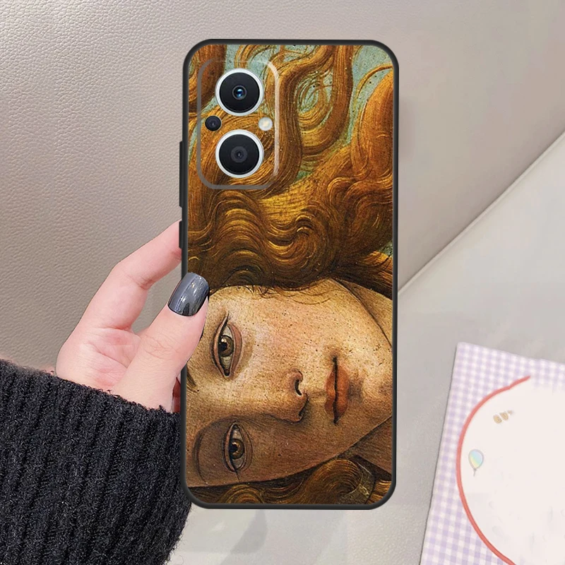 Art Painting Birth Of Venus Case For OPPO Reno 7 8 6 Lite 2Z 3 4 5 Z 8T OPPO Find X6 Pro X3 Lite X2 Neo X5 Pro Cover