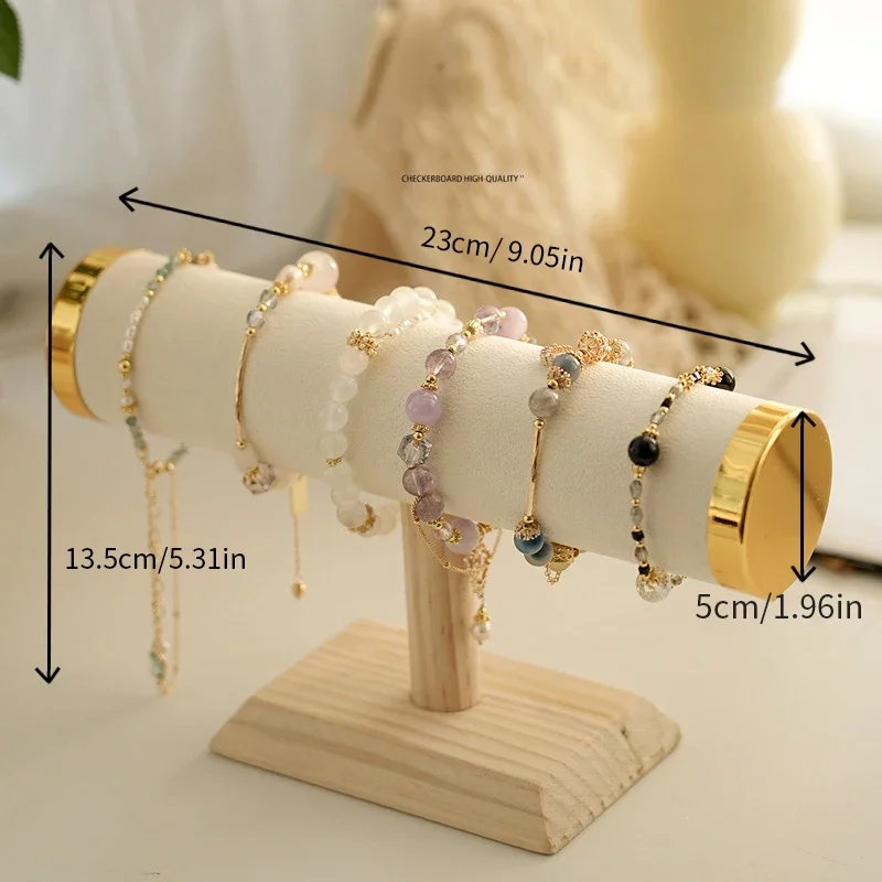New T-bar Jewelry Chain Hairband Watch Necklace Bracelet Display Stand Rack Holder Fashion Woman Colors Gold Size Style