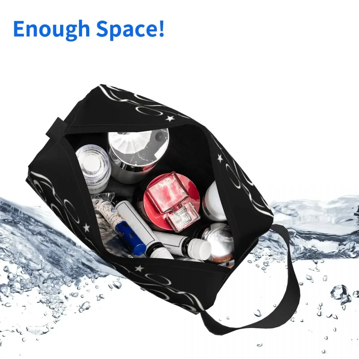 Travel Witch Tripple Moon Toiletry Bag Fashion Cosmetic Makeup Organizer Women Beauty Storage Dopp Kit Case