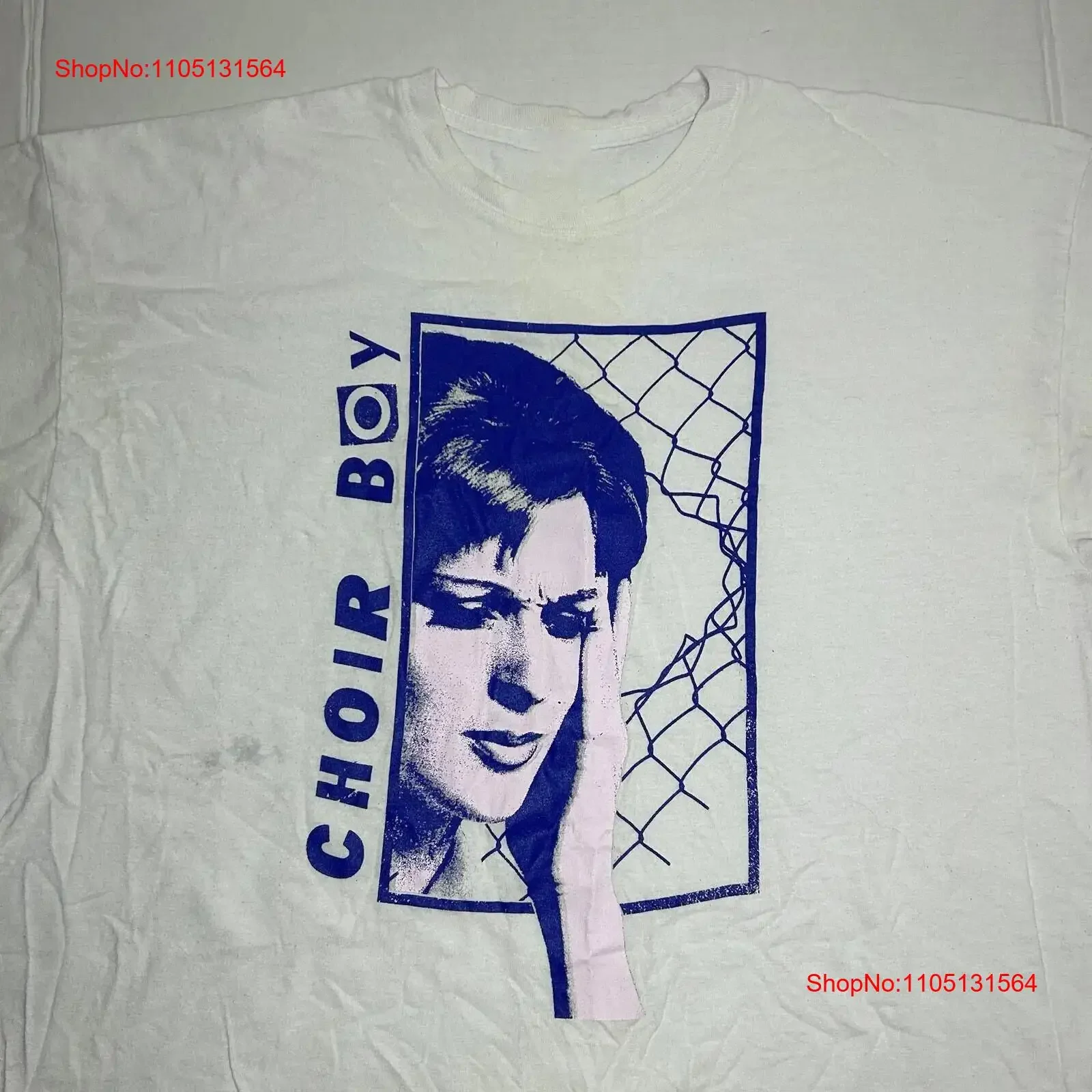 Rare Choir Boy Band Cotton T Shirt Concert S to 5XL AR096 vintage Washed graphic Stretched Versatile homme streetwear