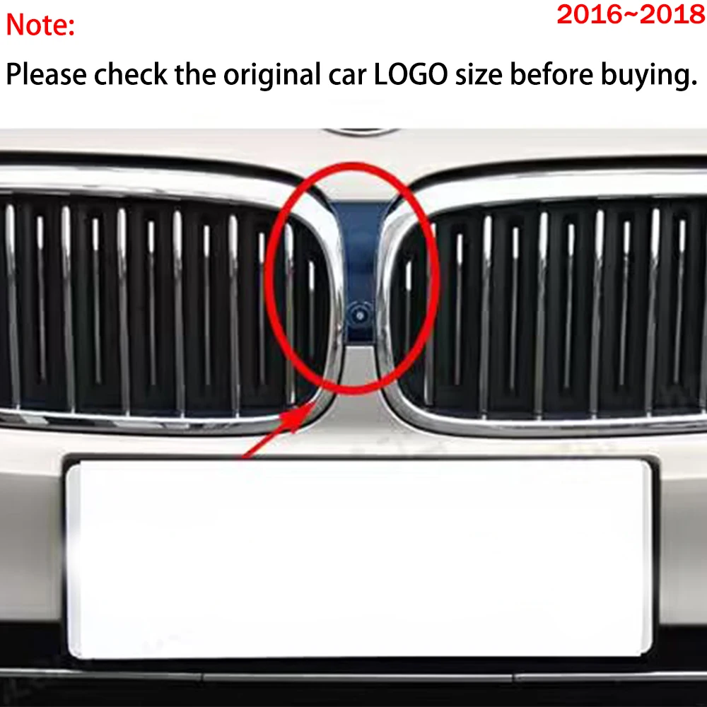 ZJCGO AHD 1080P LOGO Car Parking Front View Camera Waterproof for BMW 7 Series G11 G12 2016 2017 2018 2019 2020 2021 2022