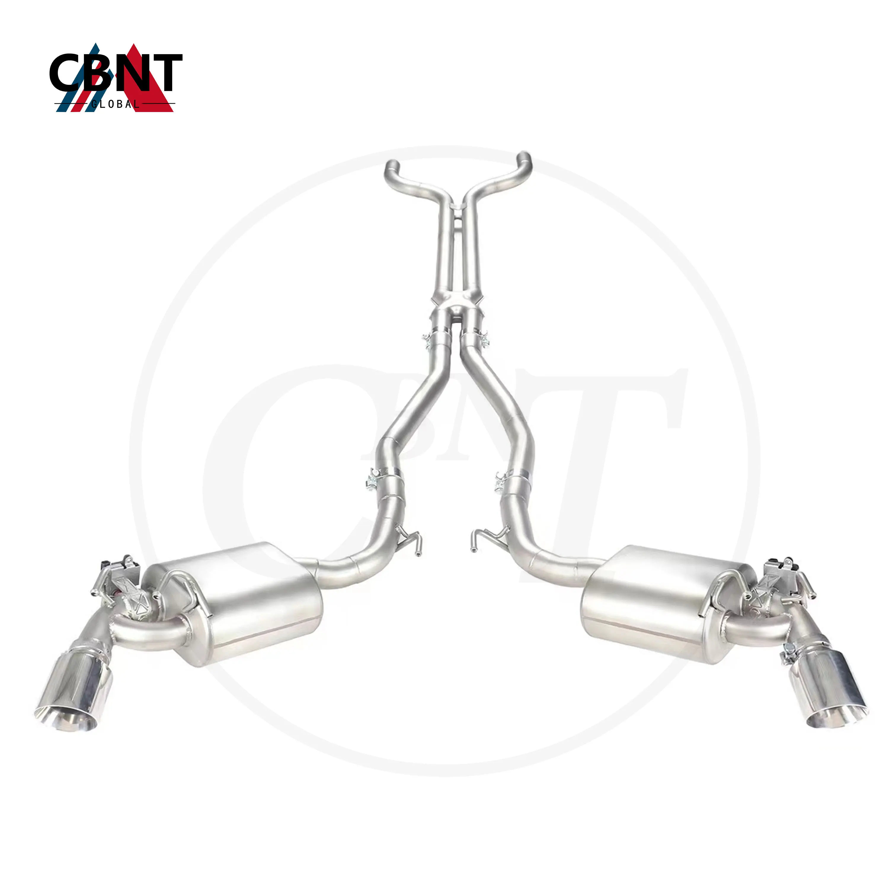 

CBNT for Chevrolet Camaro 3.6L V6 Exhaust Catback with Valve Muffler High Quality SS304 Valved Exhaust-pipe System