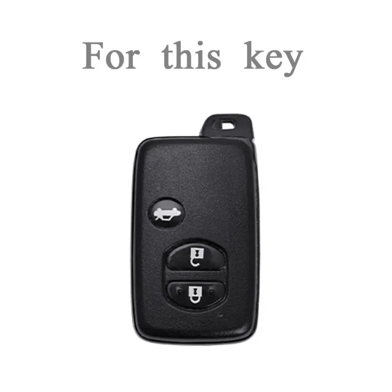 For Toyota Camry Prius Land Cruiser Prado 150 Crown for Subaru Foreste XV TPU Remote Car Fob Key Case Holder Cover Shell