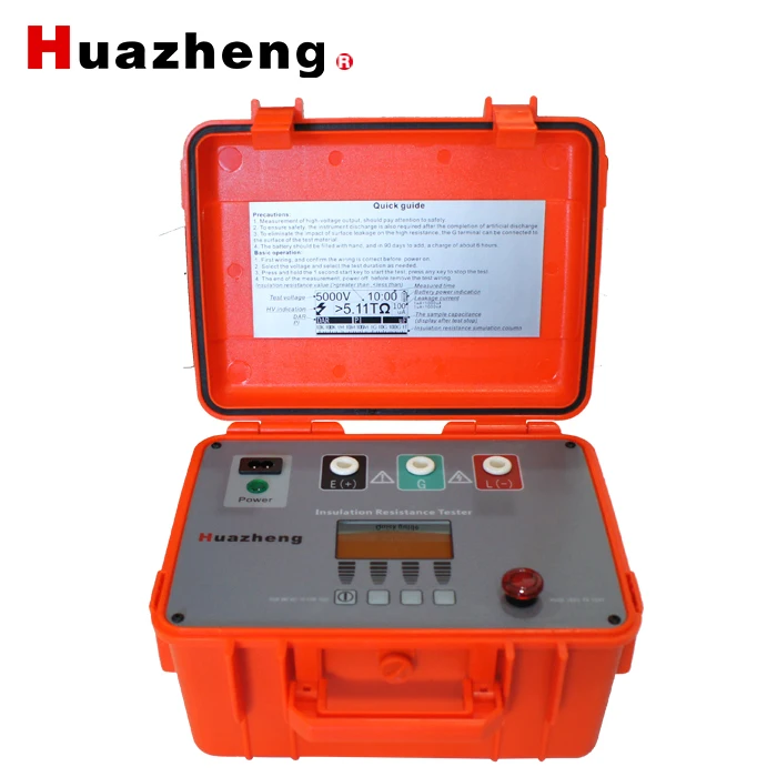 Huazheng Electric Portable Digital  Megohm Meter  5kv Insulation Resistance Tester