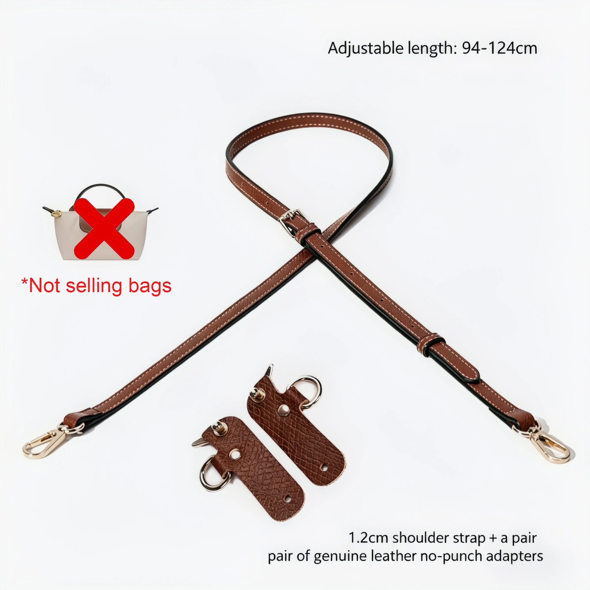 Alirattan 2026 New Shoulder Strap Mini New Color Mini Bag Strap Bag Belt Crossbody Bag Transformation Accessories