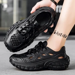 Men Shoes Sandals Casual Sneakers Loafers Breathable Shoes for Walking Beach Hollow Out Beach Platforms Shoes sandalias hombre