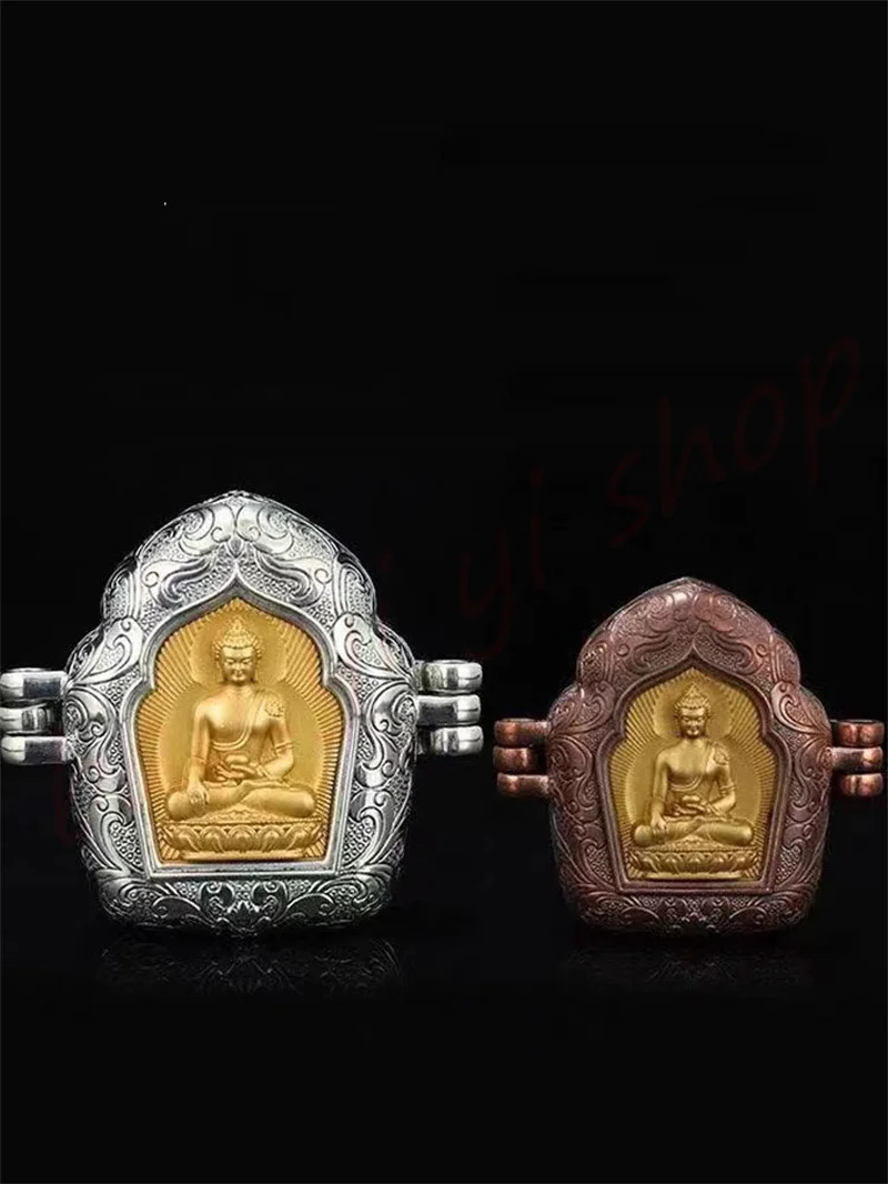 

Shakyamuni Buddha, retro Gawu box, openable pendant, men's and women's styles