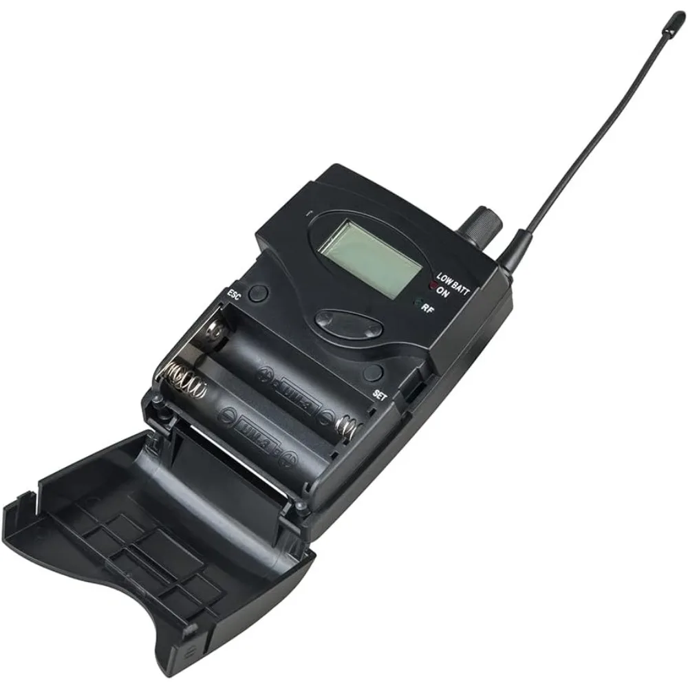 System monitoringu bezprzewodowego do restauracji/8 słuchawek dousznych z nadajnikiem, 2-kanałowy system nagrywania, słuchawki studyjne, nadajnik monitorujący, monitoring szkolny