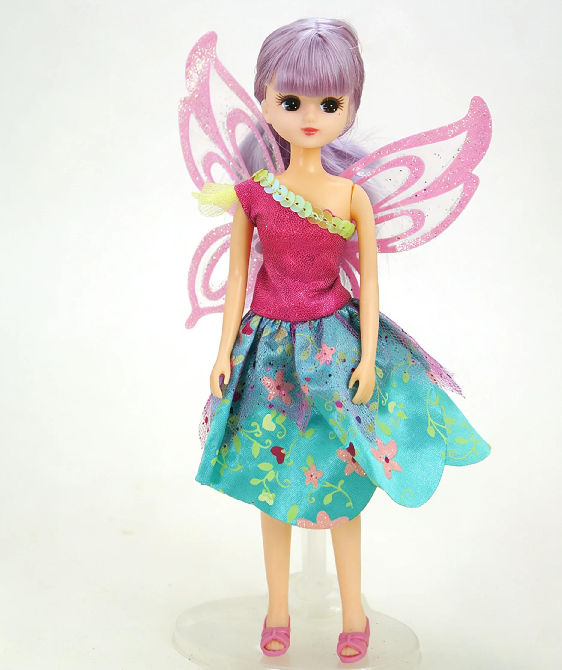 Doll Clothes Accessories  Dress Colorful Butterfly Wings For 23-27cm Doll Kits