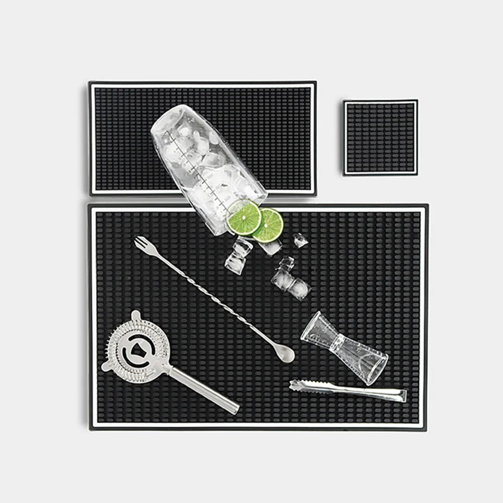 

Silicone Coasters Heat Resistant Non Mats Square Desk Insulated Anti Skid Mug Pad Kitchen Accessories Tableware