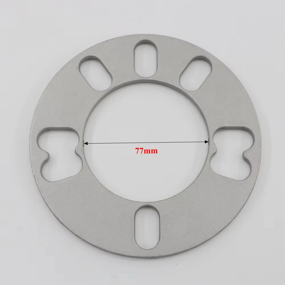 2pcs 3/5mm Universal Wheel Spacers Adapters PCD 4/5 Lugs From 98mm To 120mm ID 77mm OD 143mm
