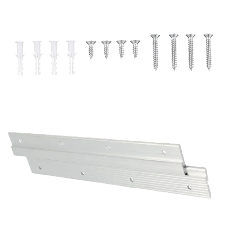 12 Inch Aluminum For French Cleat Picture Hanger Z Bracket Mirror Hanging Kit With Screws For Wall Mount Panels Shelves Cabinets