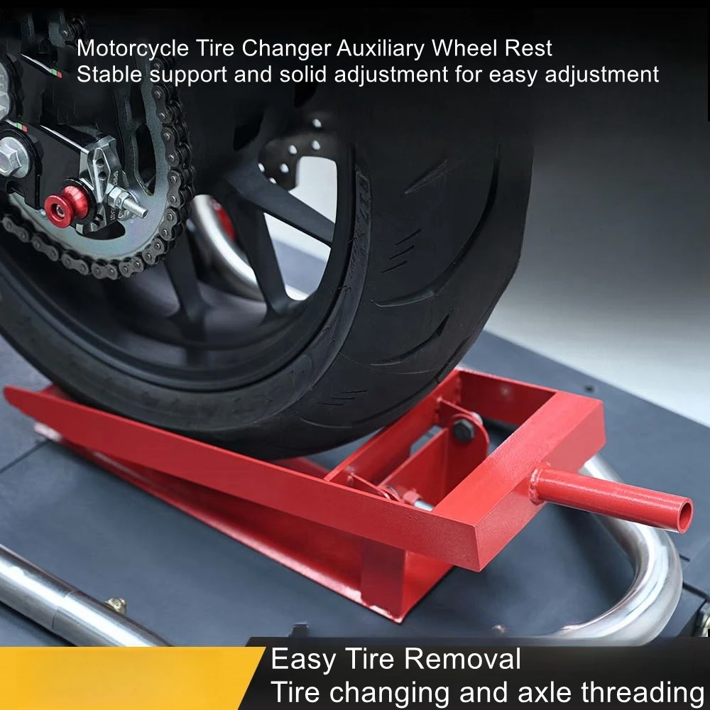 Motorcycle tire changer bracket auxiliary mounting front and rear wheel removal mounting and dismounting repair tools