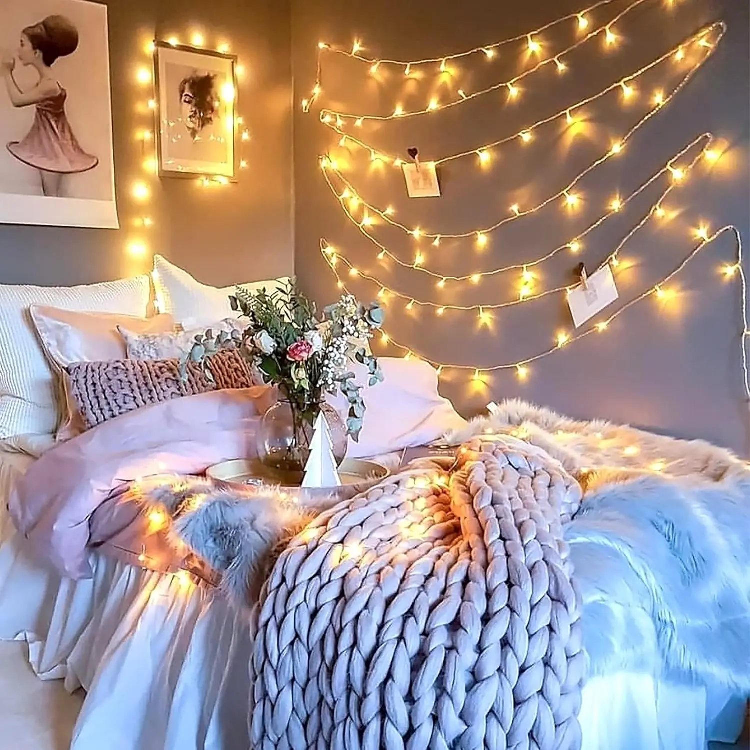 Fairy Light Battery Operated String Lights 10/20/40/60 Led String Light for Christmas Wedding Party Holiday Wall Home Decoration