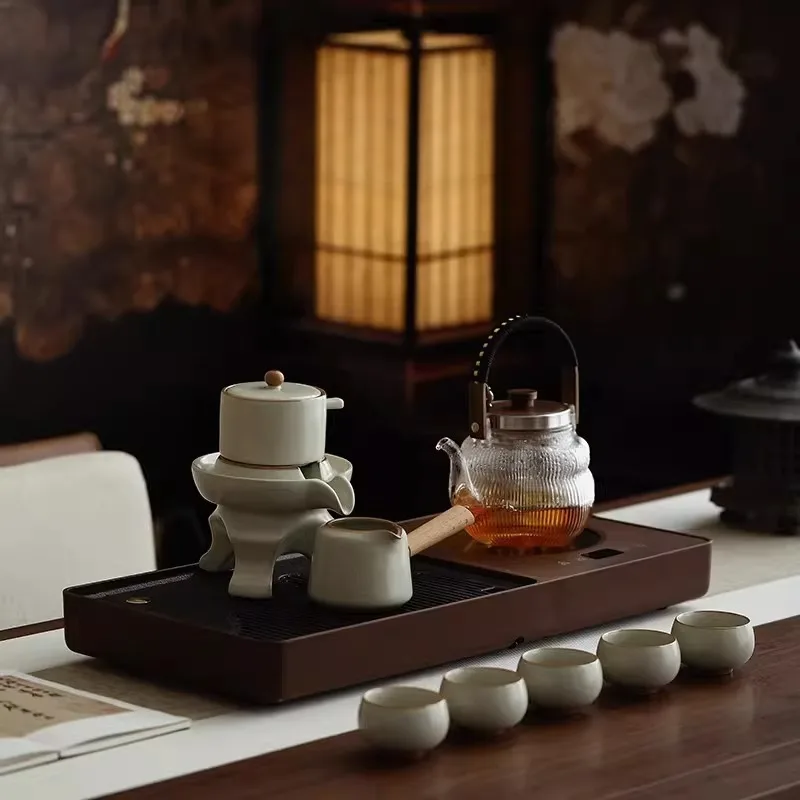 Vintage Desk Tea Tray Decorative Serving Living Room Wooden Mini Tea Tray Hospitality Coffeeware Bandeja Madera Home Products